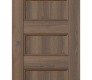 Oxford Uno 07 4R Pecan Nutwood Modern Interior Barn Door by Belldinni