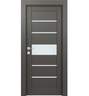Avon 07-06 Vetro Gray Matte Single Doors