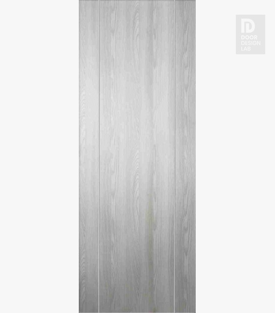 Modern Interior DOOR SLAB OPTIMA 2U RIBEIRA ASH 30" X 96" X 1 3/4" SOLID CORE