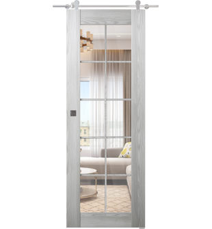 Avon 10 Lite Clear Ribeira Ash Barn doors