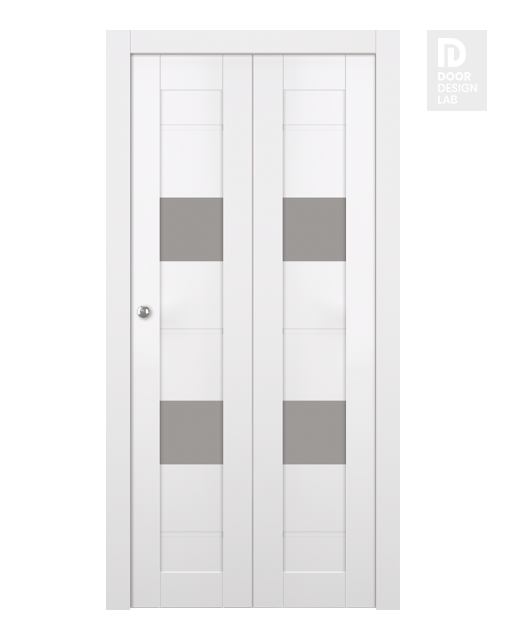 Vita Vetro Snow White Modern Interior Bifold Doors by Belldinni