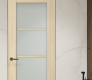 Avon 4 Lite Vetro Loire Ash Modern Interior Frameless Door by Belldinni