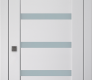 Leora Vetro Bianco Noble Modern Interior Pocket Door by Belldinni