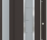 MODERN FRONT STEEL DOOR ARGOS BROWN/WHITE 49 1/4" X 81 11/16" LHI + SIDELITE LEFT