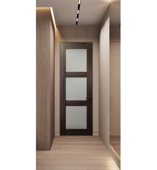 Avon 3 Lite Vetro Veralinga Oak Frameless