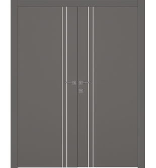 Optima 2V Gray Matte Double doors