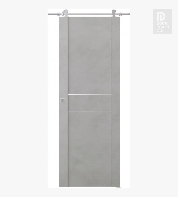 Avon 01 2Hn Light Urban Modern Interior Barn Door by Belldinni