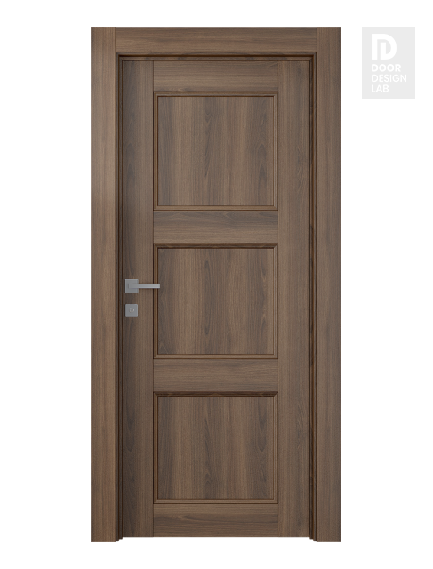 Oxford Uno 07 2Rn Pecan Nutwood Modern Interior Door by Belldinni
