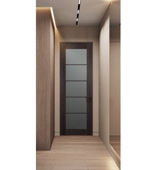 Avon 5 Lite Vetro Veralinga Oak Frameless