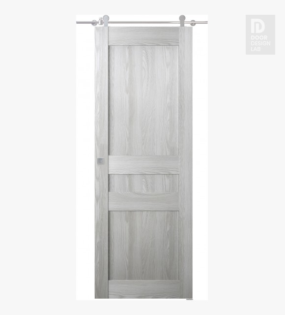 Avon 07 2R Ribeira Ash Modern Interior Barn Door by Belldinni