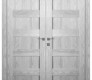 Avon 07 4R Ribeira Ash Modern Interior Double Swing Doors by Belldinni