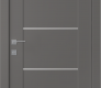 Avon 07 4H Gray Matte Modern Interior Door by Belldinni