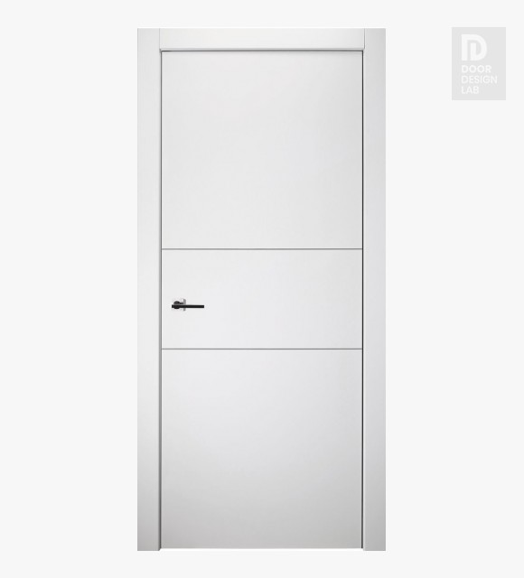 Optima 2H Snow White Modern Interior Door by Belldinni