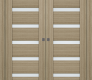 Avon 07-04 Vetro Shambor Modern Interior Double Pocket Doors by Belldinni