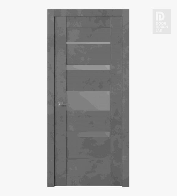 Avon 07-03 Vetro Dark Urban Modern Interior Door by Belldinni