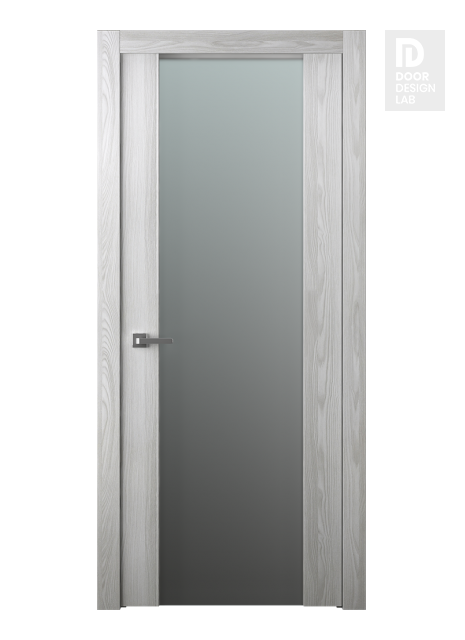 Avon 202 Vetro Ribeira Ash Modern Interior Door by Belldinni