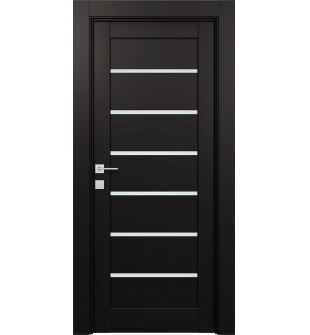 Alba Black Matte Double pocket doors