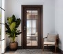 Avon 8 Lite Clear Vetro Veralinga Oak Double doors
