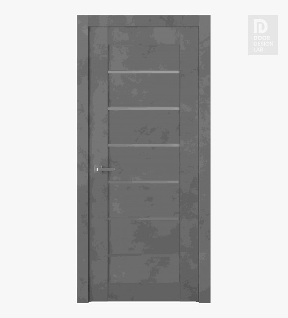 Avon 07-02 Vetro Dark Urban Modern Interior Door by Belldinni