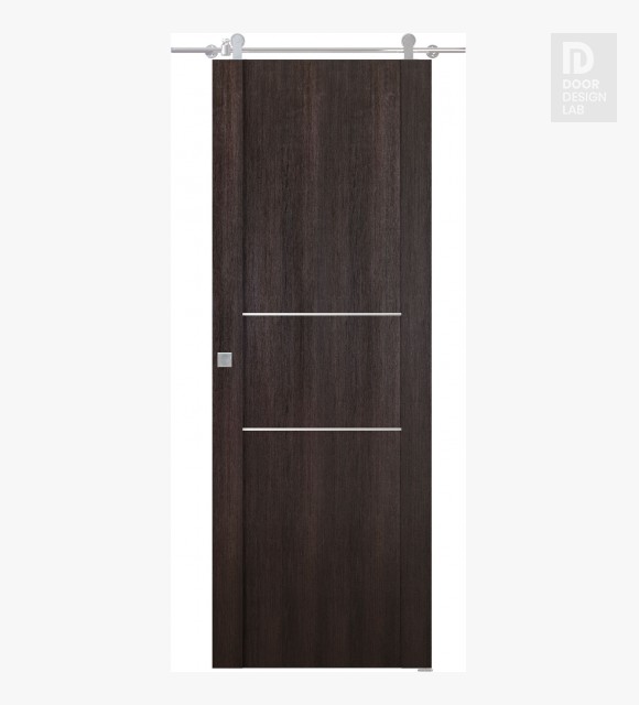 Avon 01 2H Veralinga Oak Modern Interior Barn Door by Belldinni