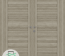 Louver Shambor Modern Interior Double Swing Doors by Belldinni