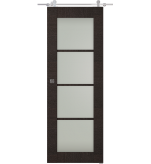Avanti 4 Lite Vetro Black Apricot Barn doors