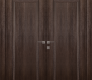 Oxford Uno 07 Veralinga Oak Modern Interior Double Swing Doors by Belldinni