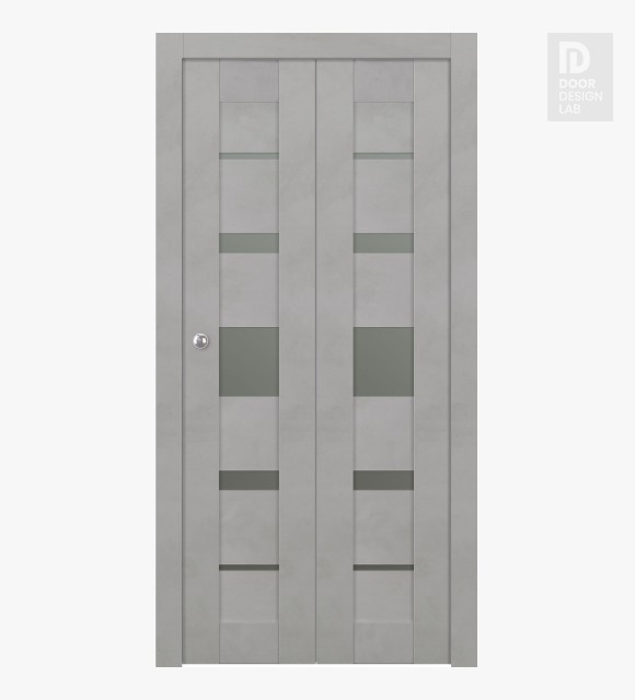 Avon 07-03 Vetro Light Urban Modern Interior Bifold Doors by Belldinni