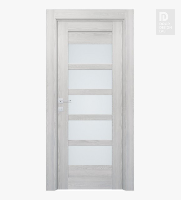 Avon 07-07 Vetro Ribeira Ash Modern Interior Door by Belldinni