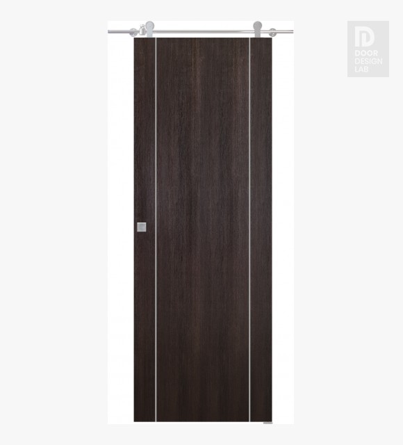 Optima 2U Veralinga Oak Modern Interior Barn Door by Belldinni