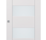 Avon 07-08 Vetro Snow White Modern Interior Barn Door by Belldinni