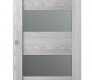 Avon 07-01 Vetro Ribeira Ash Modern Interior Barn Door by Belldinni