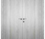 Optima 2U Ribeira Ash Modern Interior Double Swing Doors by Belldinni