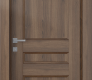 Oxford Uno 07 2R Pecan Nutwood Modern Interior Door by Belldinni