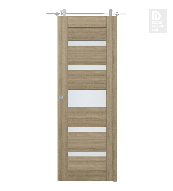 Avon 07-05 Vetro Shambor Modern Interior Barn Door by Belldinni