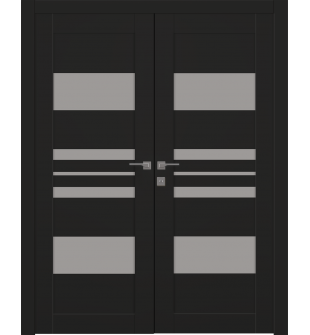 Romi Vetro Black Matte Double doors