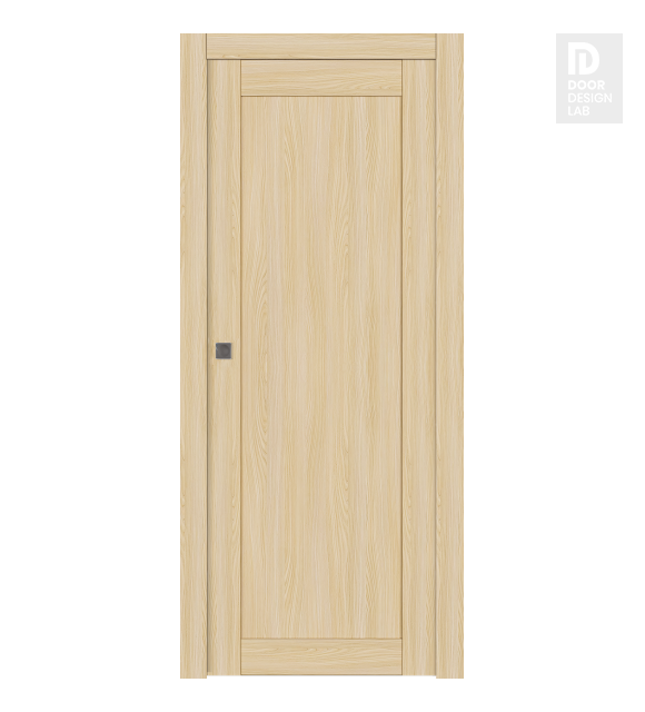 Shaker 1 Panel Loire Ash Modern Interior Pocket Door by Belldinni
