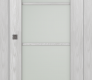 Avon 4 Lite Vetro Ribeira Ash Modern Interior Pocket Door by Belldinni