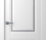 Aurum 2 Vetro Polar White Modern Interior Frameless Door by Belldinni