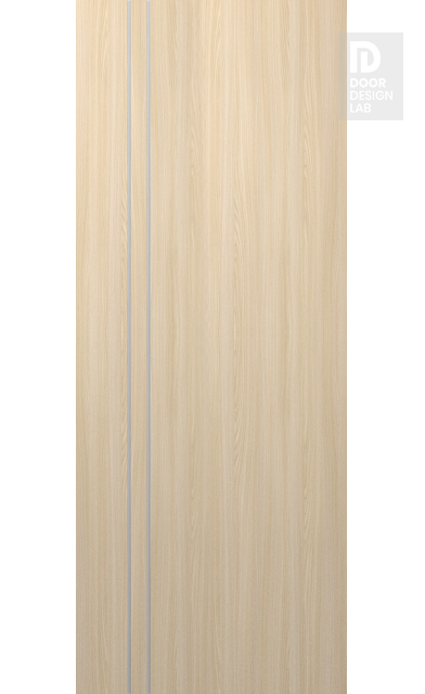 Modern Interior DOOR SLAB OPTIMA 2V LOIRE ASH 18" X 92 1/2" X 1 3/4" SOLID CORE