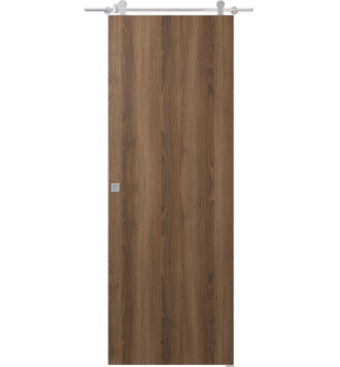 Optima Pecan Nutwood Barn doors