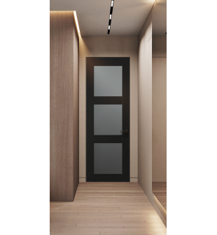 Avon 3 Lite Vetro Black Matte Frameless