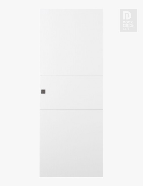 Palladio 2H Bianco Noble Modern Interior Hidden Barn Door by Belldinni