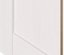 Shaker 1 Panel Bianco Noble Pocket doors