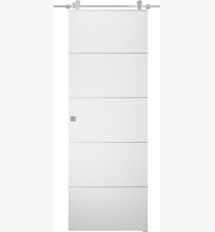 Palladio 4H Bianco Noble Barn doors