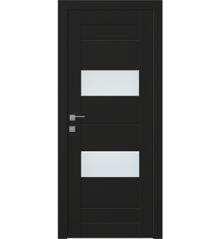 Vita Vetro Black Matte Hinged doors