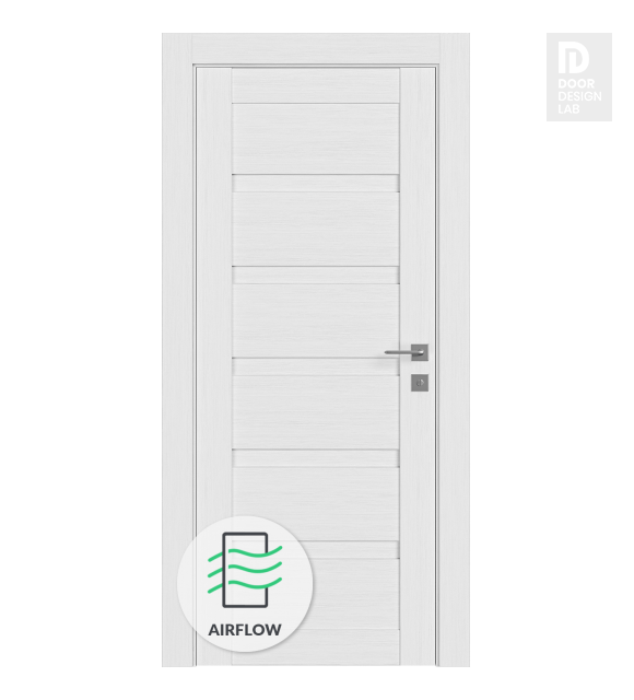 Louver Bianco Noble Modern Interior Door by Belldinni