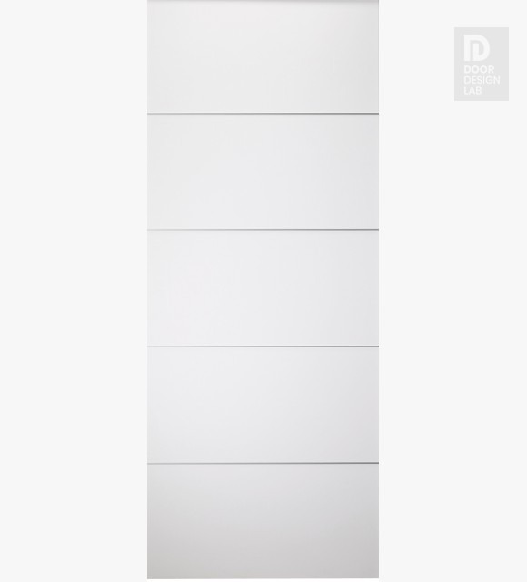 Modern Interior DOOR SLAB ARVIKA POLAR WHITE 36" X 96" X 1 3/4" SOLID CORE