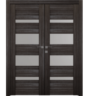 Mirella Vetro Gray Oak Double doors