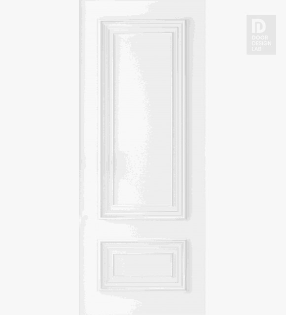 Modern Interior DOOR SLAB PALAZZO 2 POLAR WHITE 28" X 80" X 1 3/4" SOLID CORE